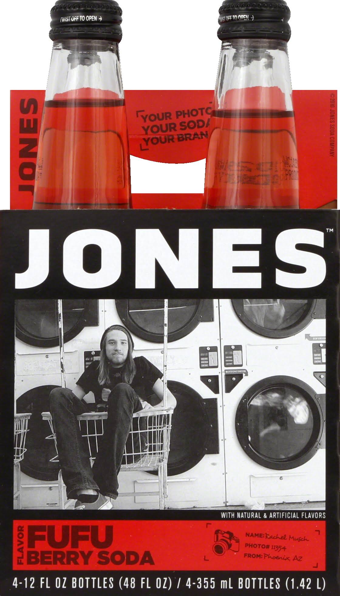 Jones Fufu Berry Soda - 4 ct