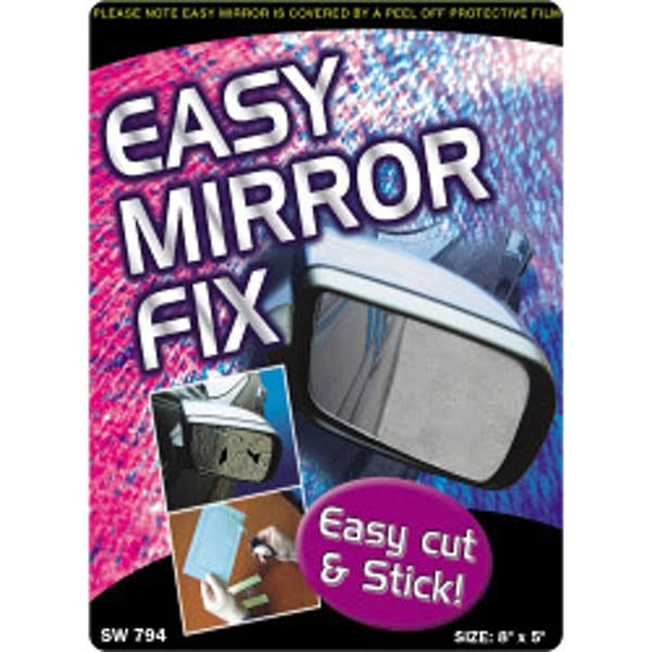 Streetwize Easy Mirror Fix Kits 8" x 5"