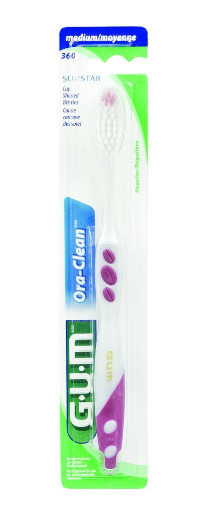 GUM Medium Ora-Clean Toothbrush