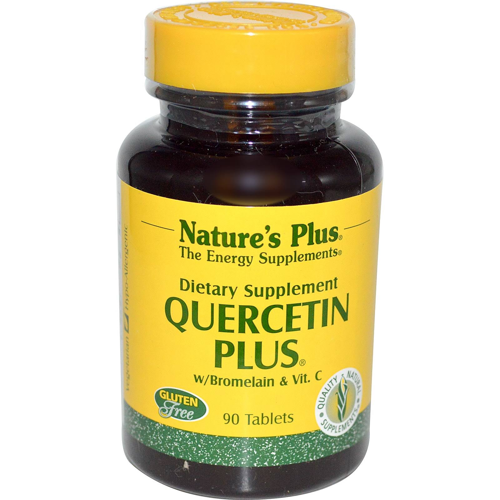 Nature's Plus Quercetin Plus with Vitamin C & Bromelain - 90 Tablets