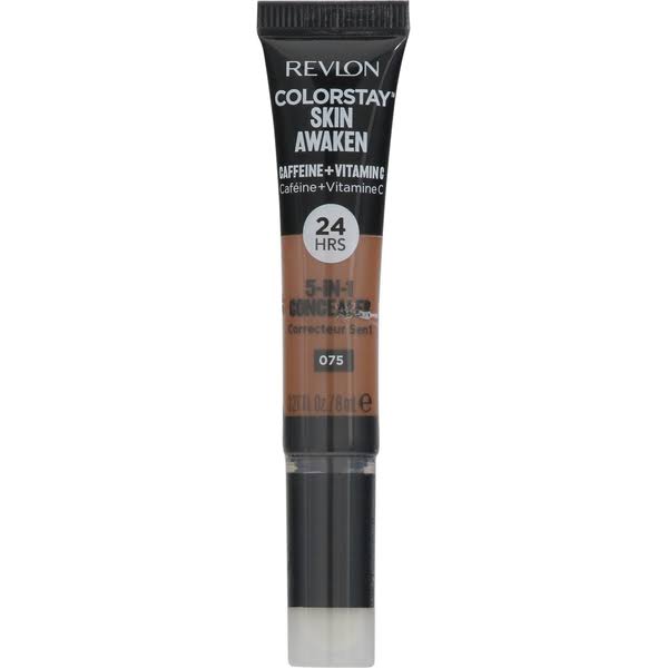 Revlon ColorStay Skin Awaken Concealer, 075 Hazelnut, 0.27 fl oz