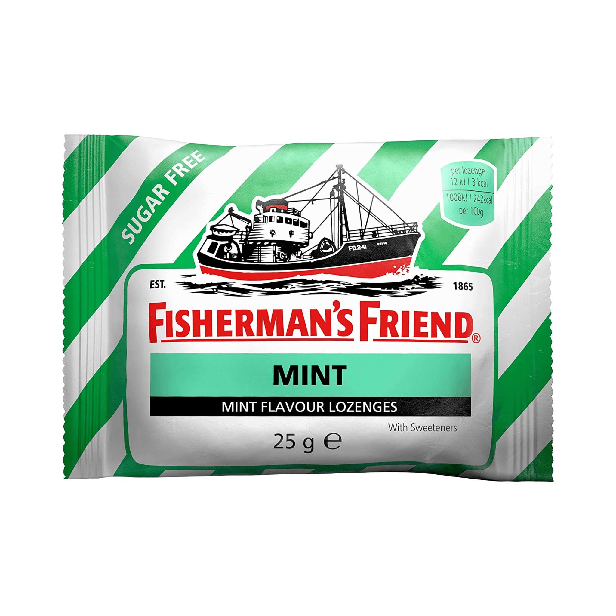 Fisherman's Friend Lozenges - 25g, Mint Flavour