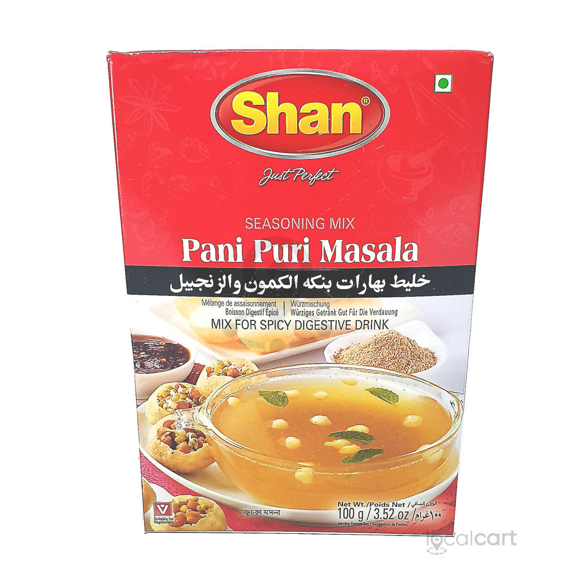 Shan Pani Puri Masala Seasoning Mix - 100g
