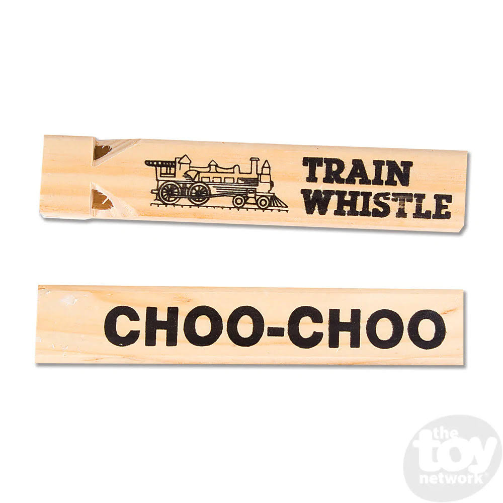 Franklin Square Pharmacy Wooden Train Whistle 1ct