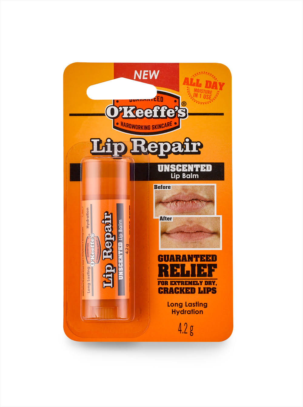O'Keeffe's Lip Repair Lip Balm - Unscented, 4.2g