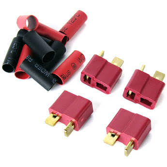 Common Sense RC Deans-Type Female Connector 4-Pack, Battery Plugs & Adapters