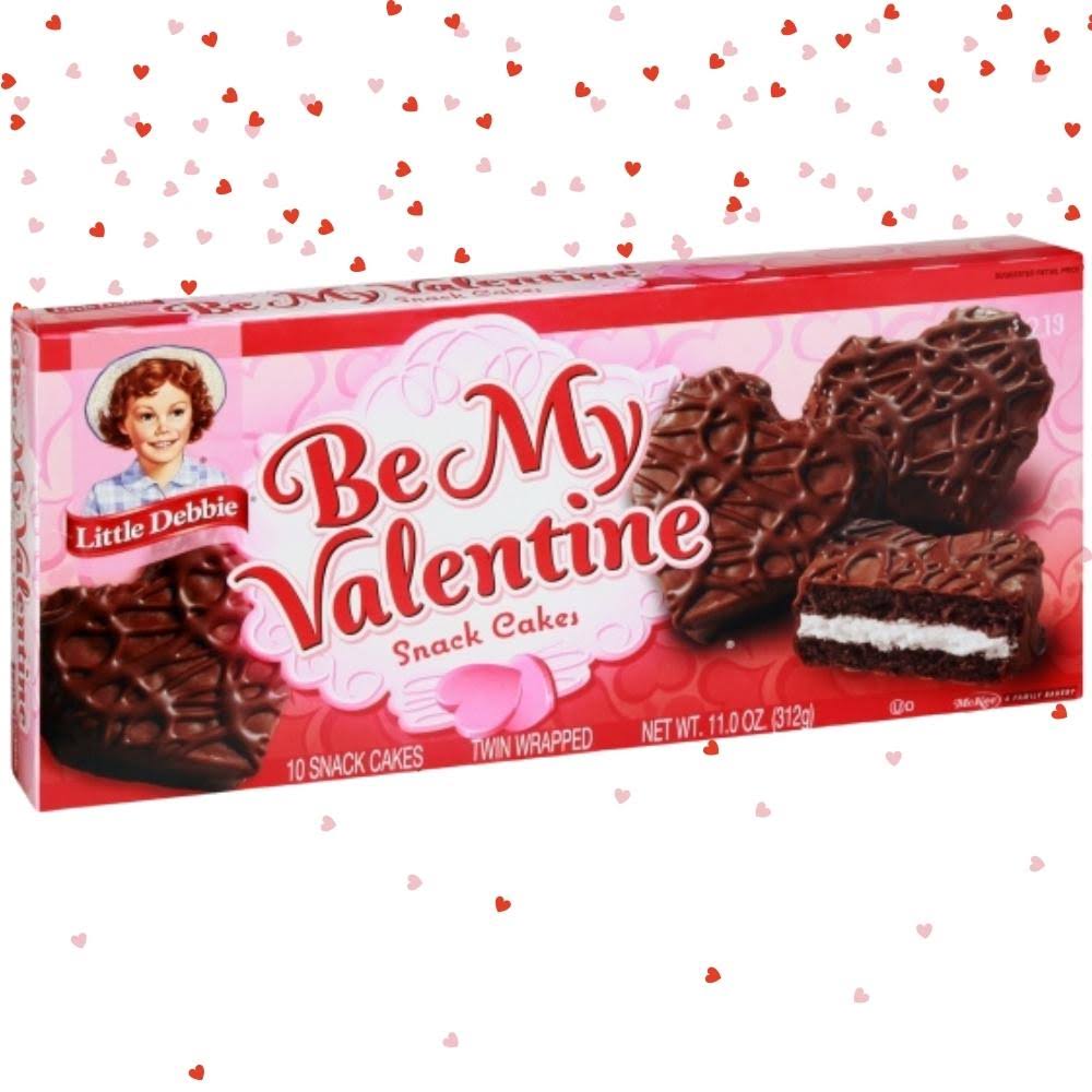 Little Debbie Valentine Cakes Chocolate, 1 Box