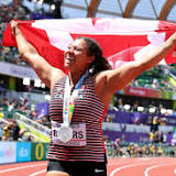 Rogers claims historic silver in hammer throw