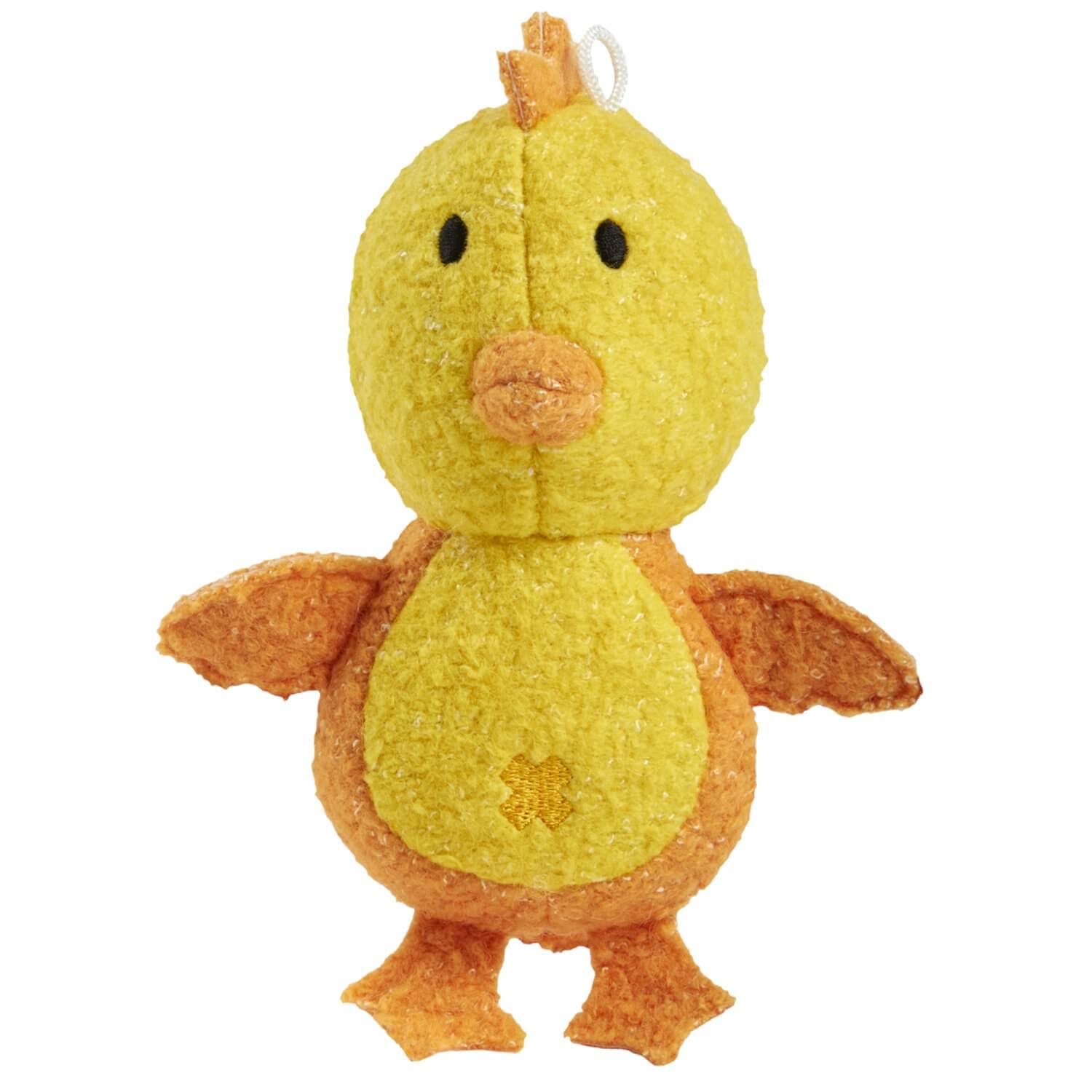 Spunky Pup Woolies Chicken Plush Toy
