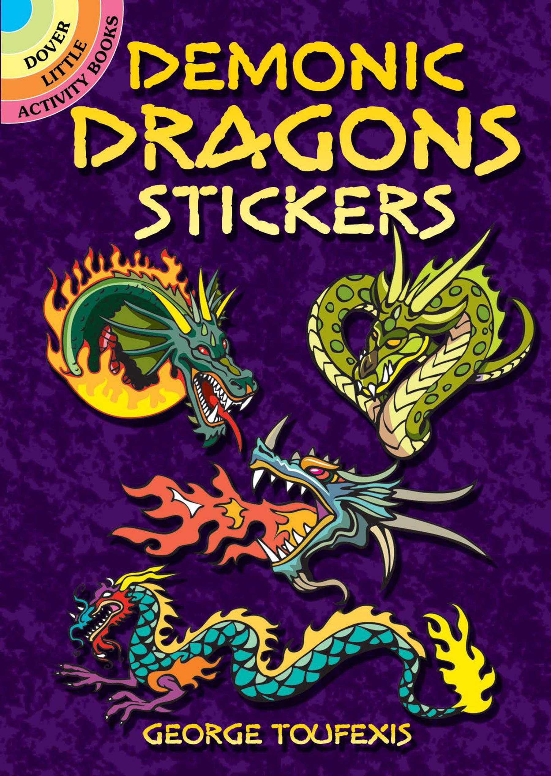 Demonic Dragons Stickers [Book]