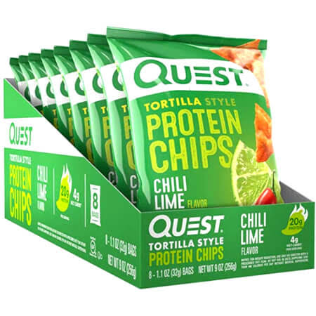 Quest Nutrition Protein Tortilla Chips Chili Lime