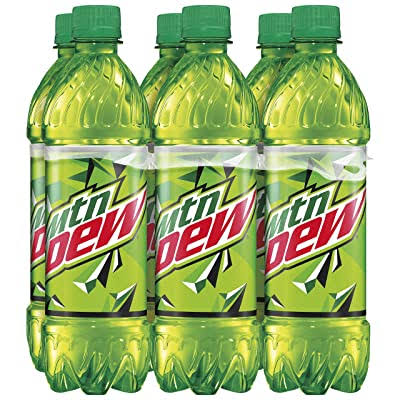 Mountain Dew Soda - 16.9oz, 6pk