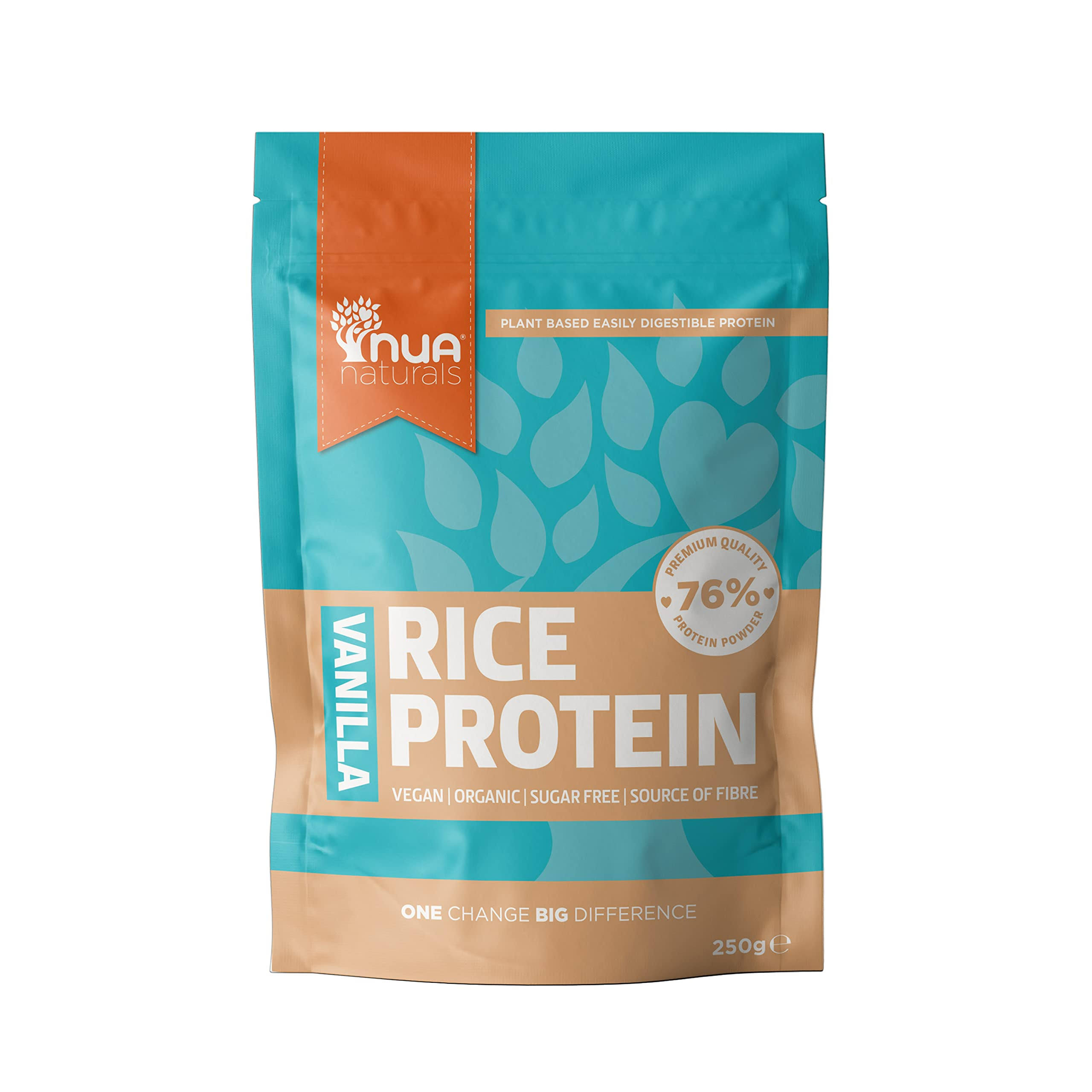 Nua Naturals Organic Rice Protein Vanilla 250 G