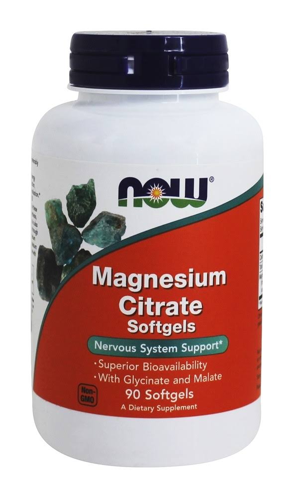 Now Foods Magnesium Citrate - 90 Softgels
