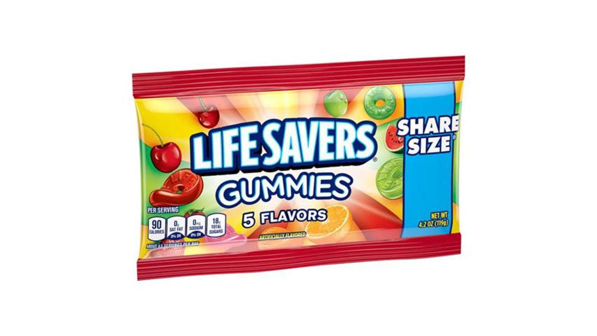Lifesaver Gummies - 5 Flavor, 4.2oz, 15 Count