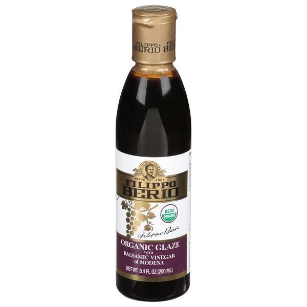 Filippo Berio KHCH02200704 8.4 fl oz Organic Glaze Balsamic Vinegar
