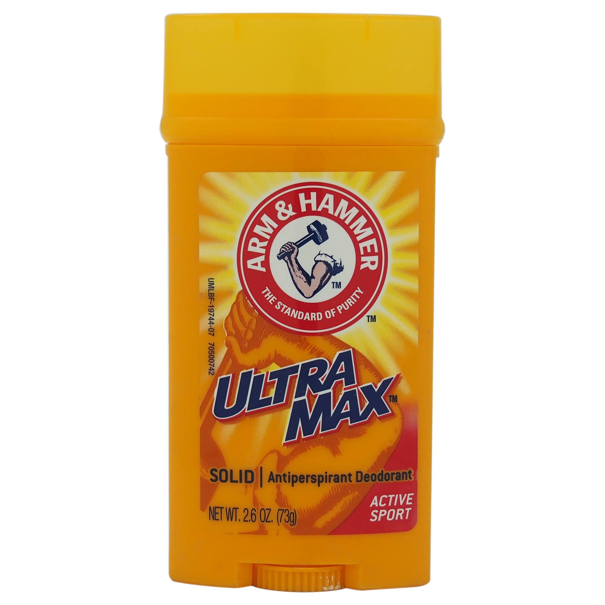 Arm & Hammer Ultra Max Antiperspirant & Deodorant - Active Sport, 2.6oz