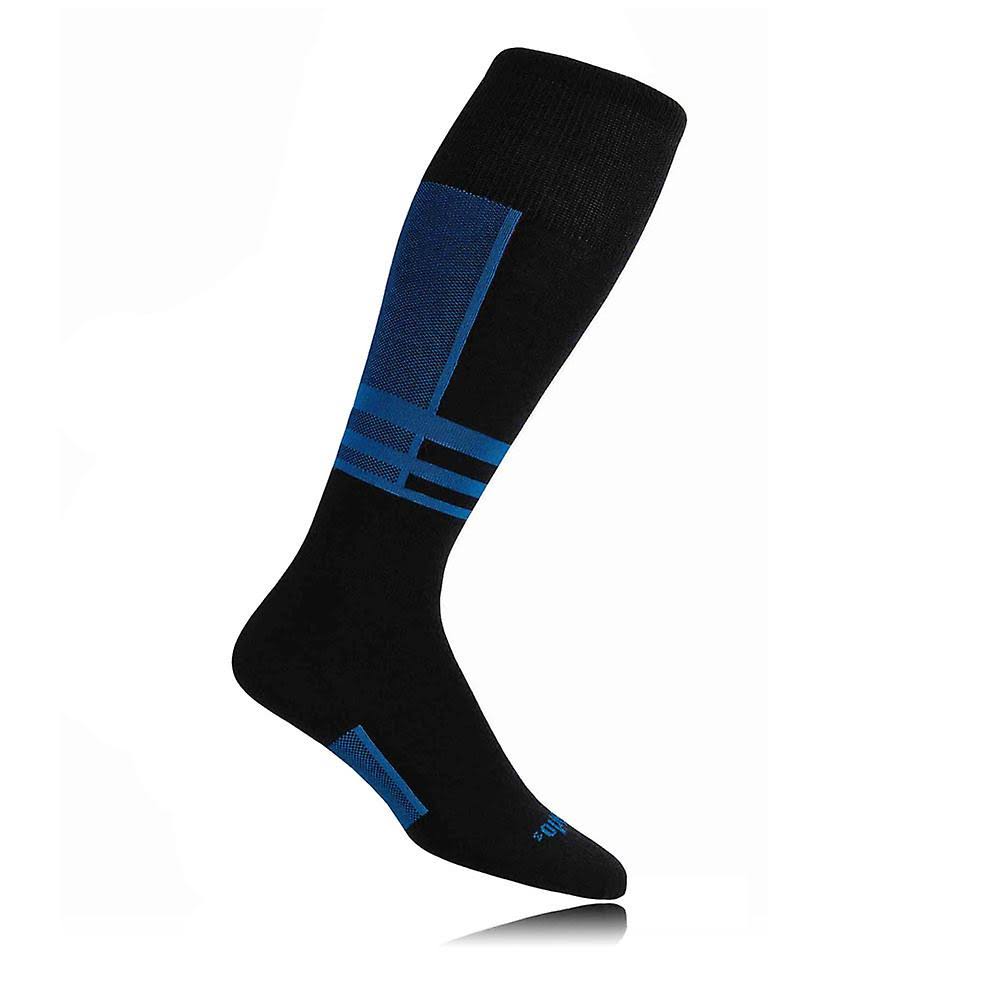 Thorlo Ultra Light Ski Liner Sock - SS19 Black/Blue UK 5.5-7.5