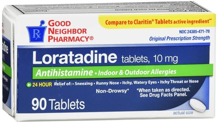 GNP Loratadine 24hr 10mg Tablets- 90ct (1-3 Unit)