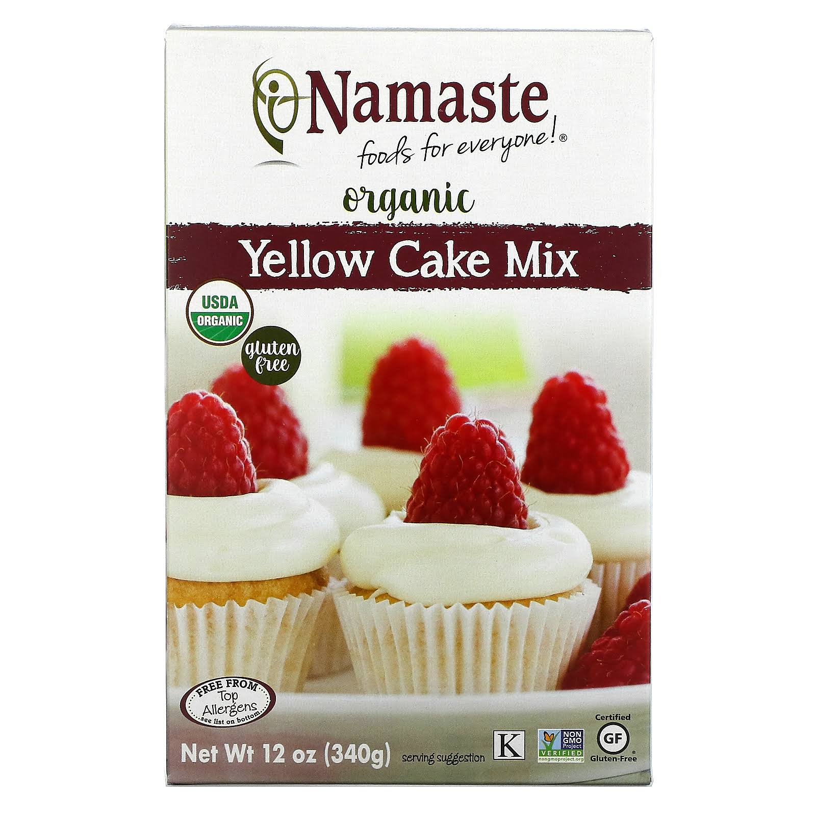 Namaste Organic Yellow Cake Mix - 340g