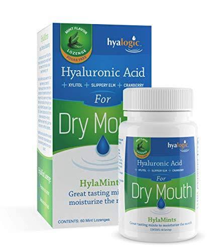 Hyalogic Hyaluronic Acid Lozenge - for Dry Mouth, 60ct