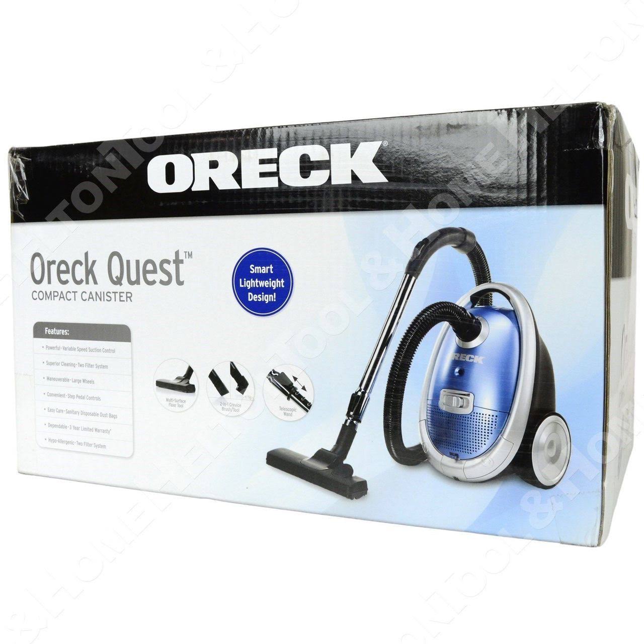 Oreck Quest MC1000 Bagged Canister Vacuum
