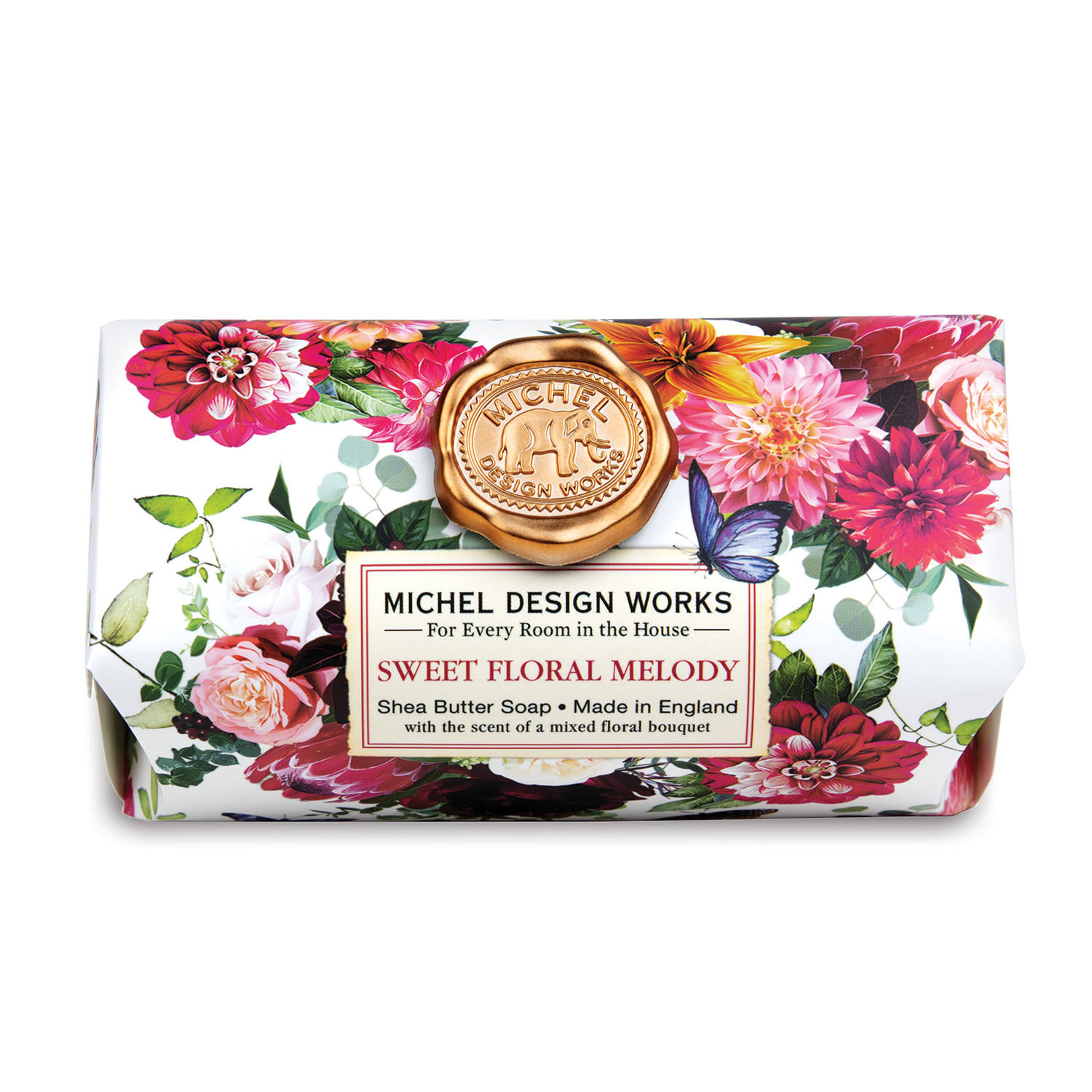Michel Design Works - Sweet Floral Melody Large Bath Soap Bar