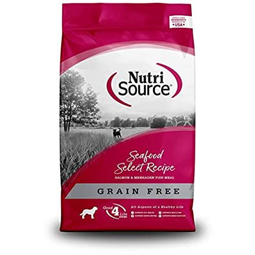 Tuffy's Pet Food 131754 Tuffy Dog Nutrisource Select Grain Free Seafood Adult and Puppy Dog, 30-Pound