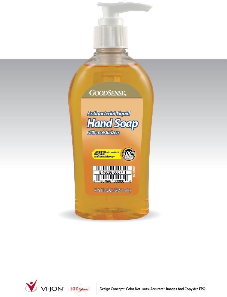 GoodSense Antibacterial Liquid Hand Soap 7.5 oz - Case of 12