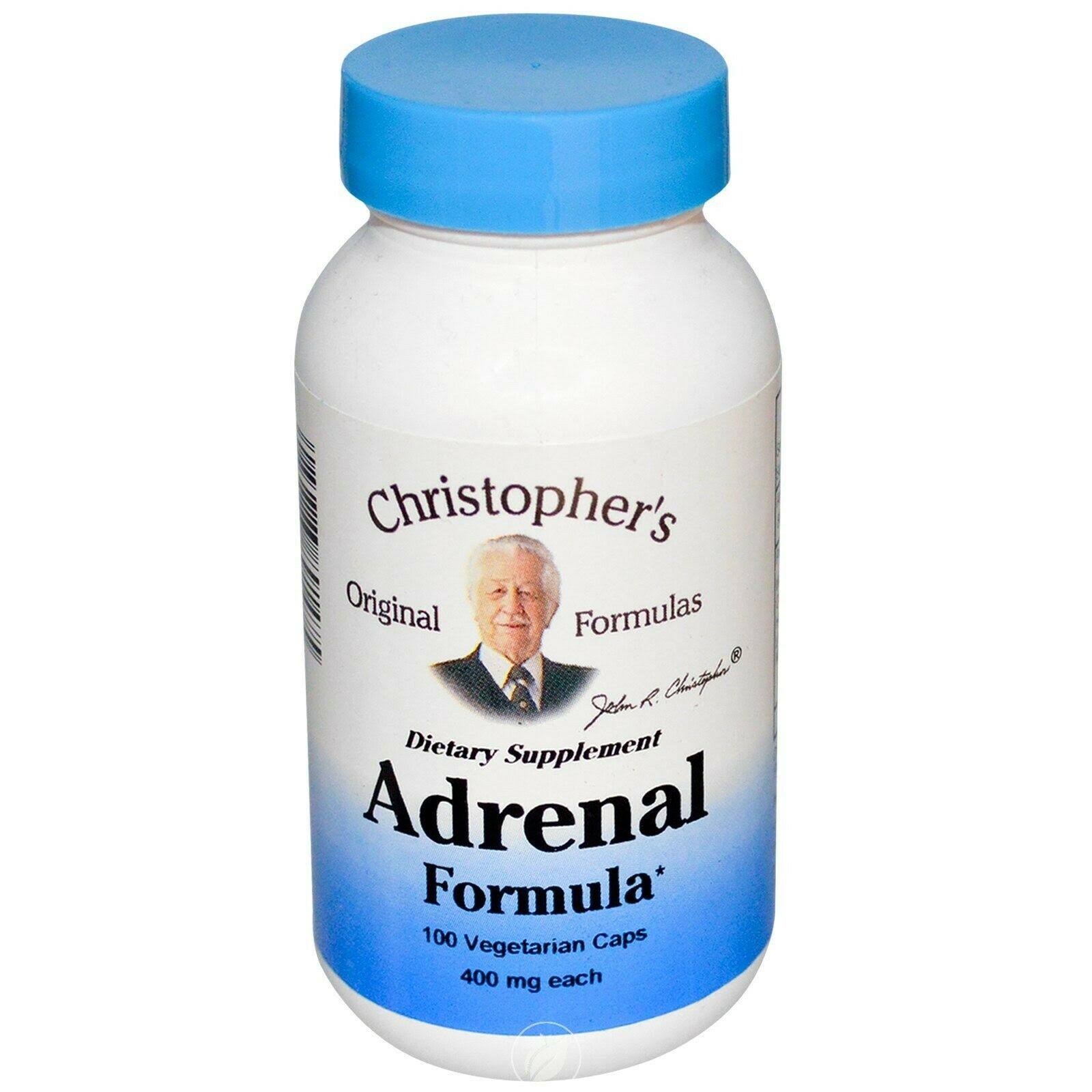 DR. Christopher's Adrenal Formula Dietary Supplement - 100 Count