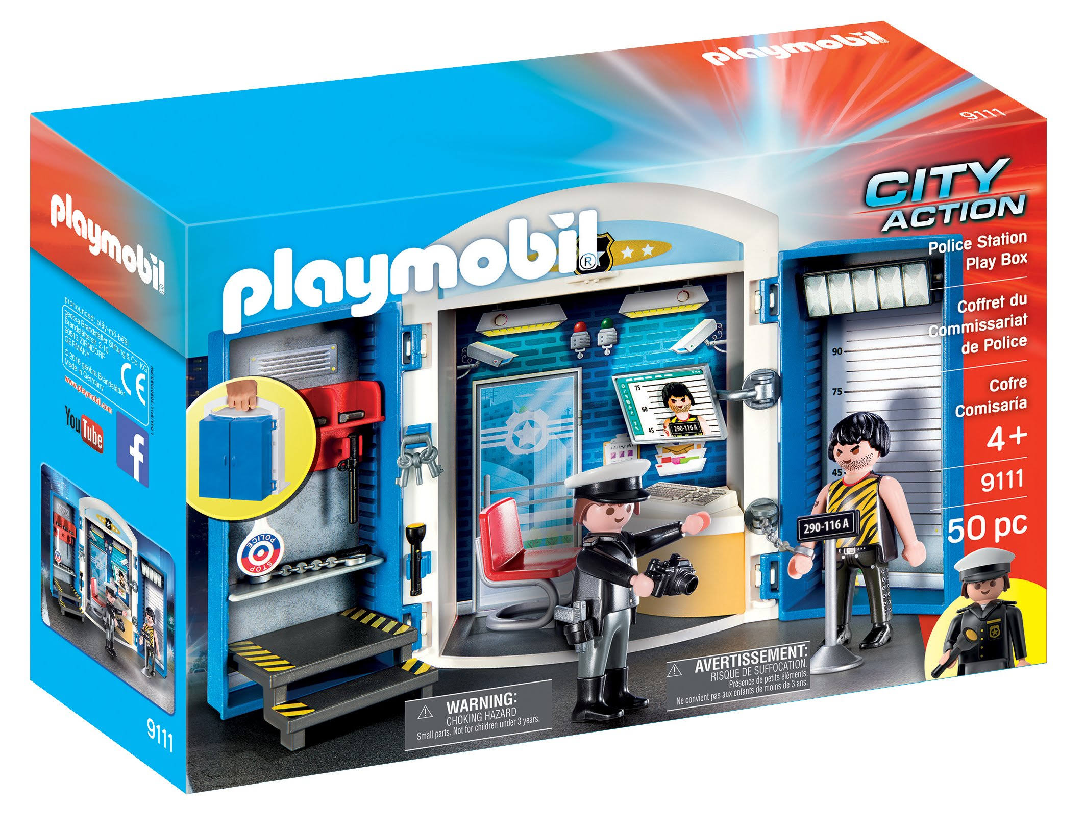 Playmobil City Action 9111 Police Station Model Kit