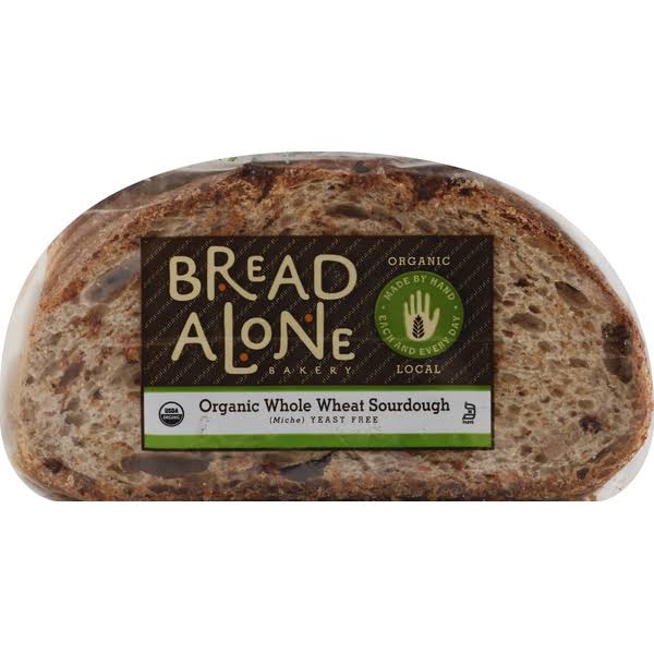 Bread Alone Bakery Bread, Organic, Whole Wheat Sourdough - 22 oz