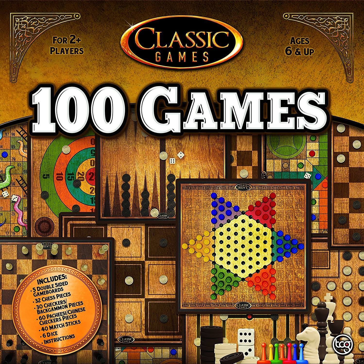Classic Games 100 Board Game