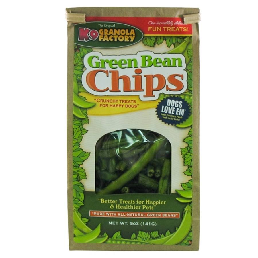 K9 Granola Factory Green Bean Chips Dog Treat - 5oz