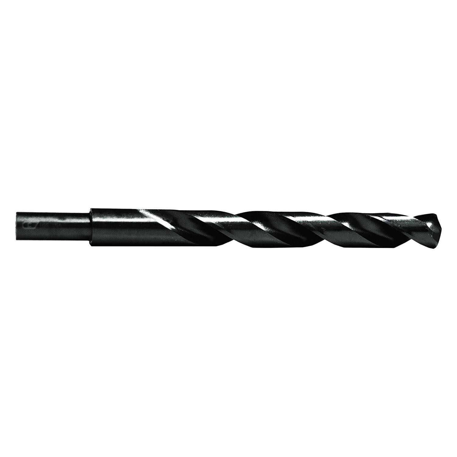 Century Drill and Tool 24726 Black Oxide High Speed Steel Drill Bit - 13/32"