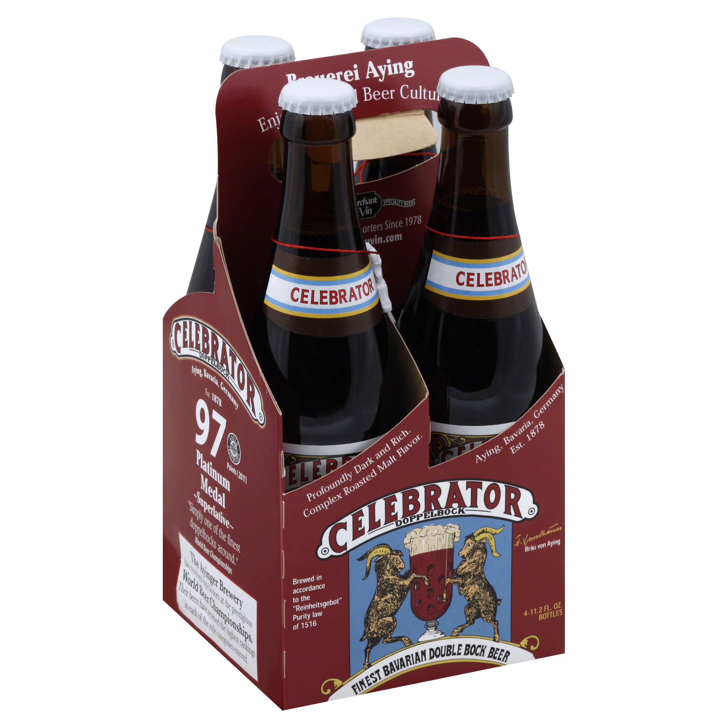 Ayinger Beer, Dopplebock - 4 pack, 11.2 fl oz bottles