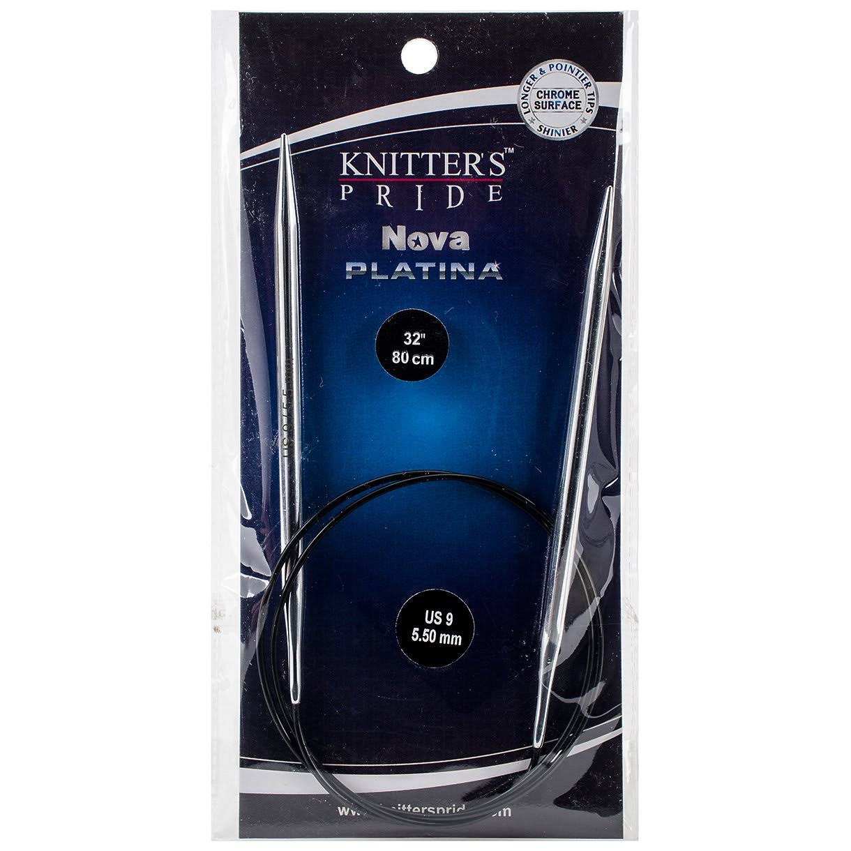 Knitter's Pride Nova Platina 32" Circular Needle (1 pair) - 5.50mm (US 9)