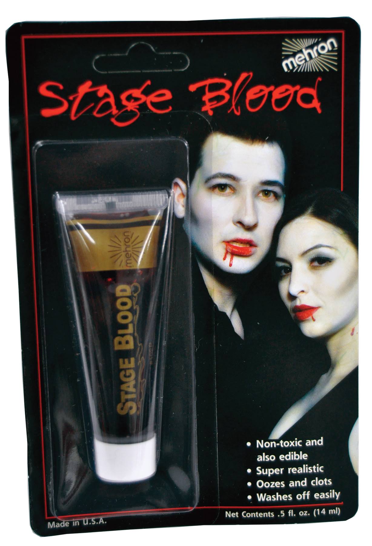 Mehron Blood Stage Makeup Vampire Wounds Gory Costume