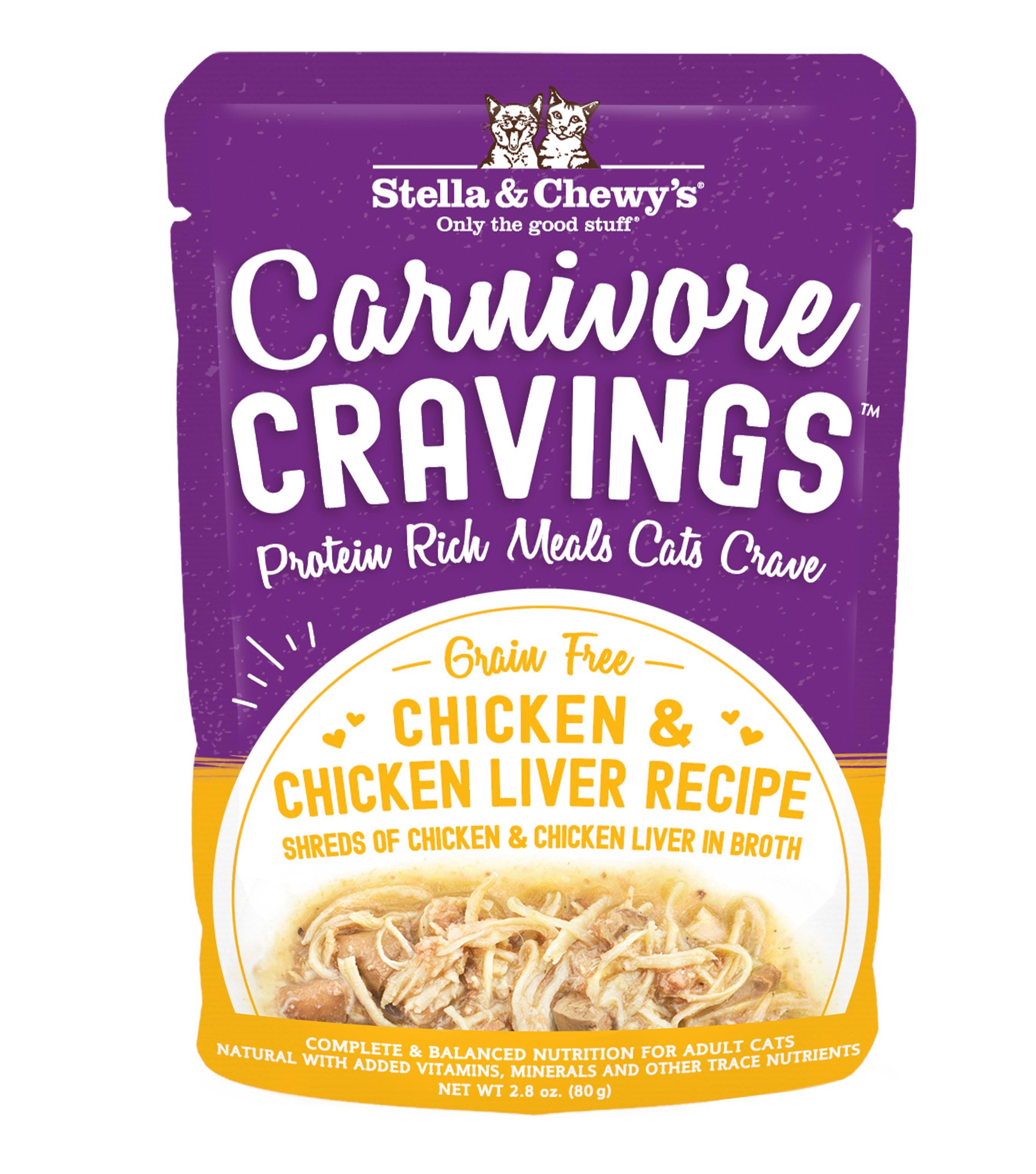 Stella & Chewy's Carnivore Cravings Chicken & Chicken Liver Recipe Cat Food | 2.8 oz