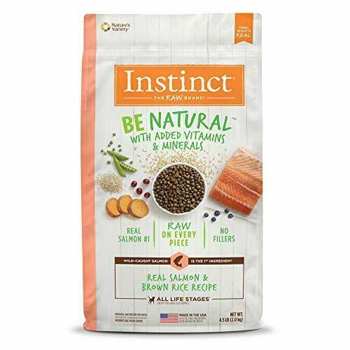 Instinct Be Natural Real Salmon & Brown Rice Recipe Natural Dry Dog Food, 4.5