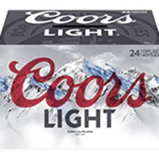 Coors Light Beer 24-8 Fl. Oz. Cans