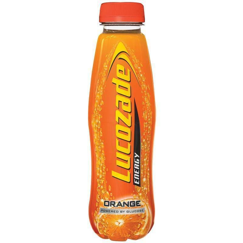 Lucozade Energy Drink - Orange, 380ml, 4pcs