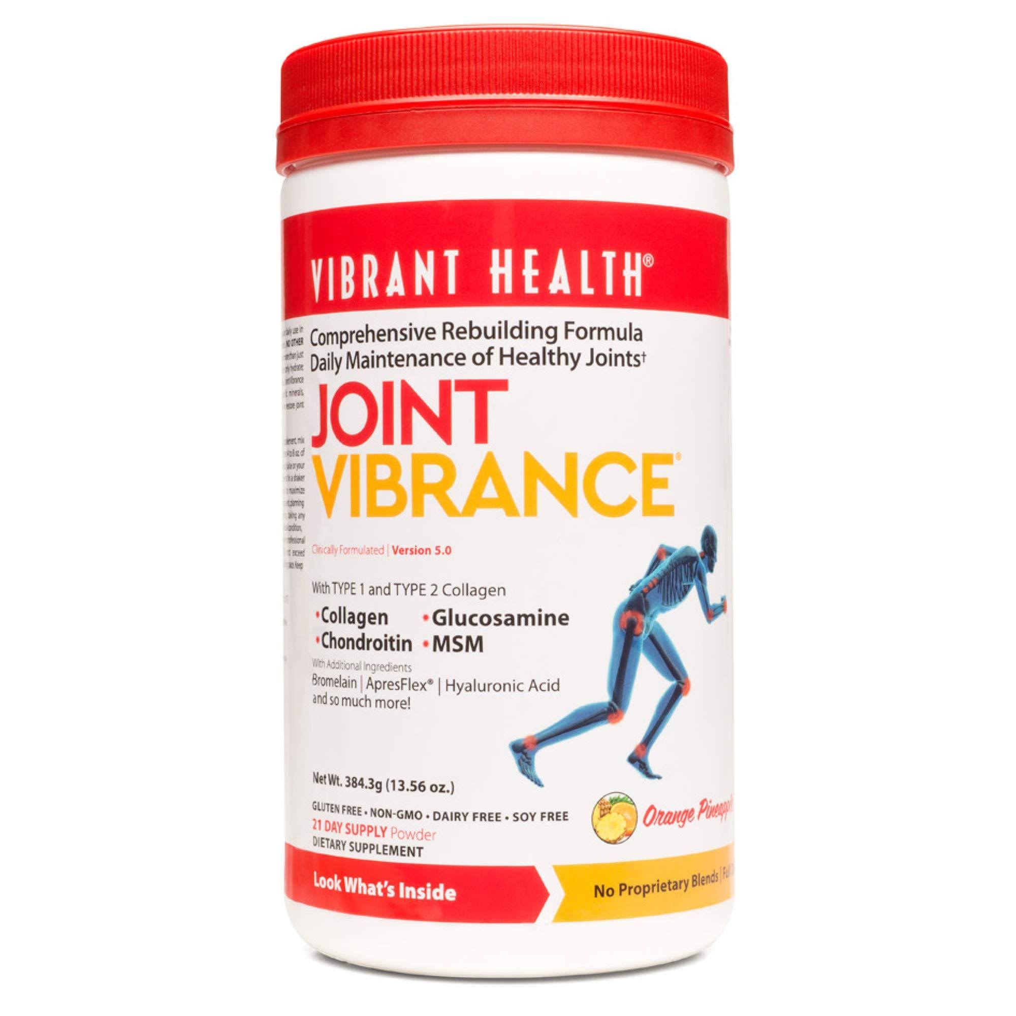 Vibrant Health Joint Vibrance Powder, Orange/Pineapple - 13.1 oz jar