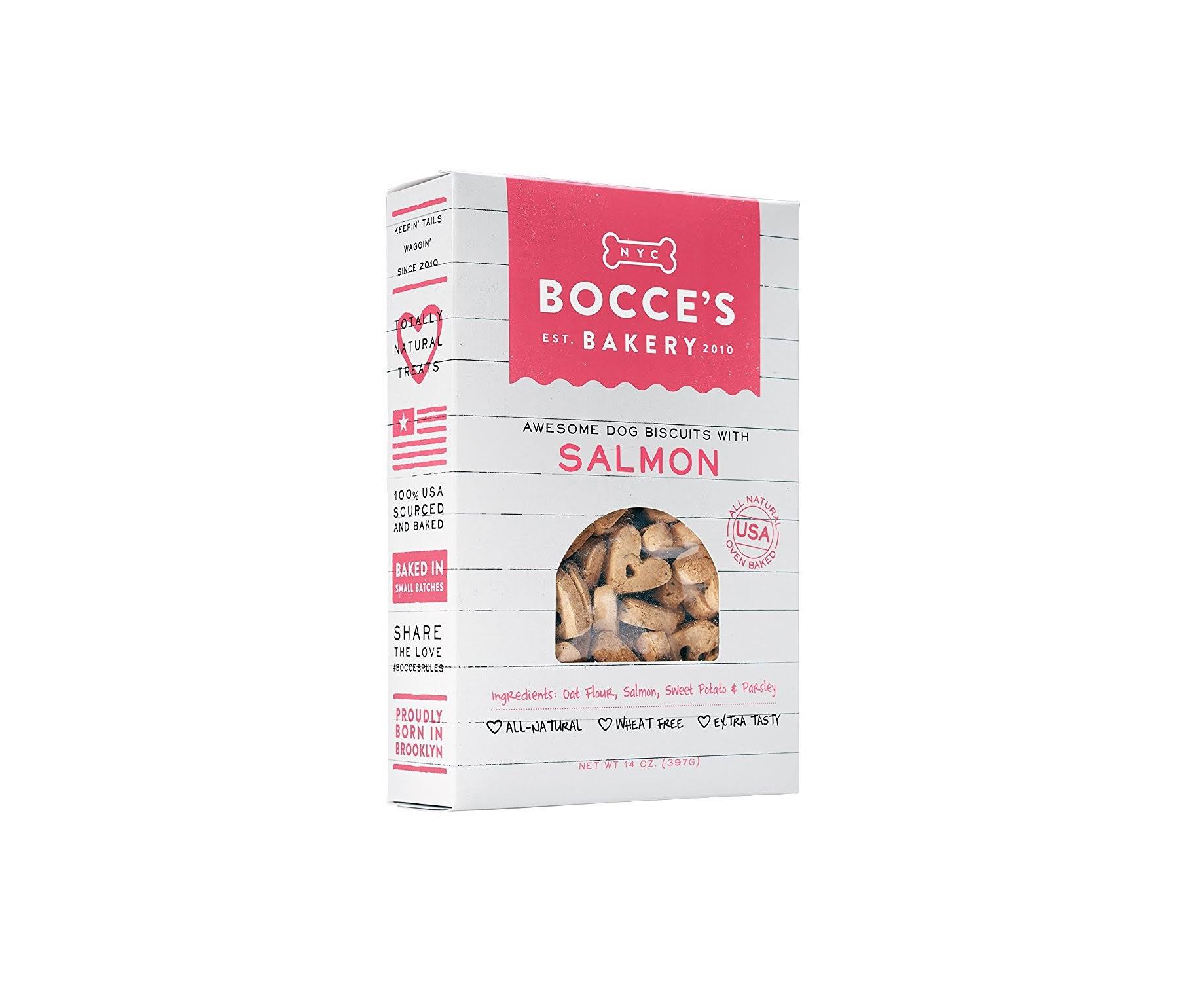 Bocces Bakery Dog Biscuits - Salmon