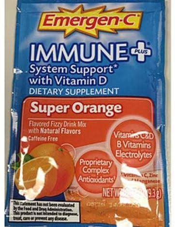 Emergen-C Super Orange Immune Plus Dietary Supplement - 9.3 Grams - Greenacres - OKC - Delivered by Mercato