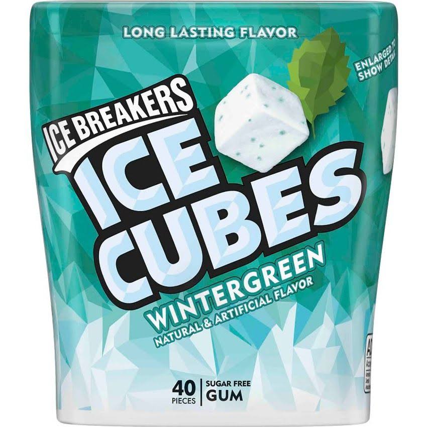 Ice Breakers Ice Cubes Sugar Free Gum - Wintergreen