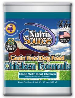Nutrisource Grain Free Canned Chicken Dog Food - 13oz