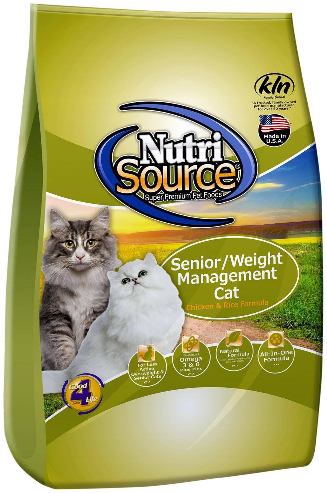Tuffy's Pet Foods Nutrisource Senior Weight Management Cat Food - 16lb