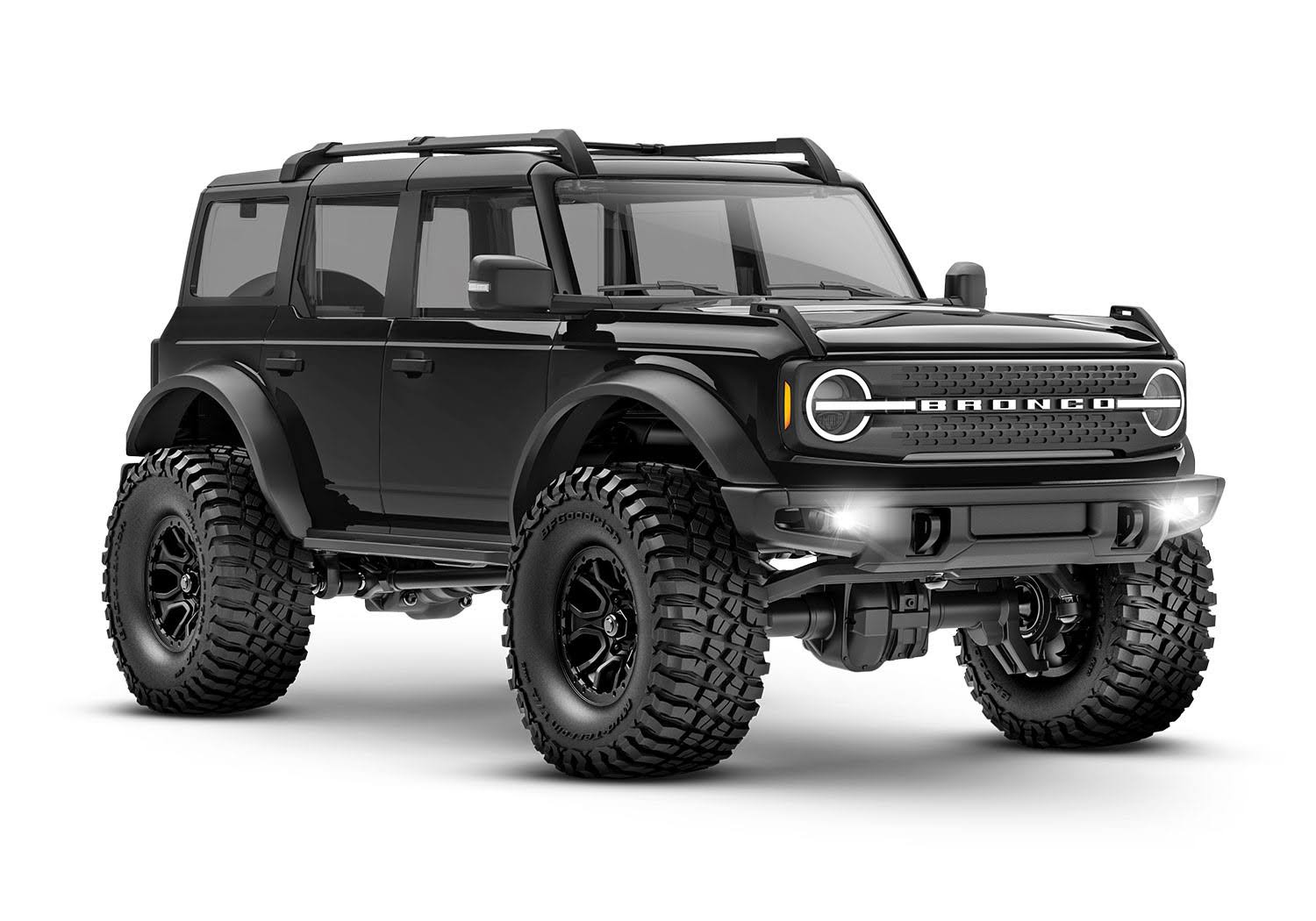 Traxxas 1/18 TRX-4M Ford Bronco Rc Rock Crawler (Black)
