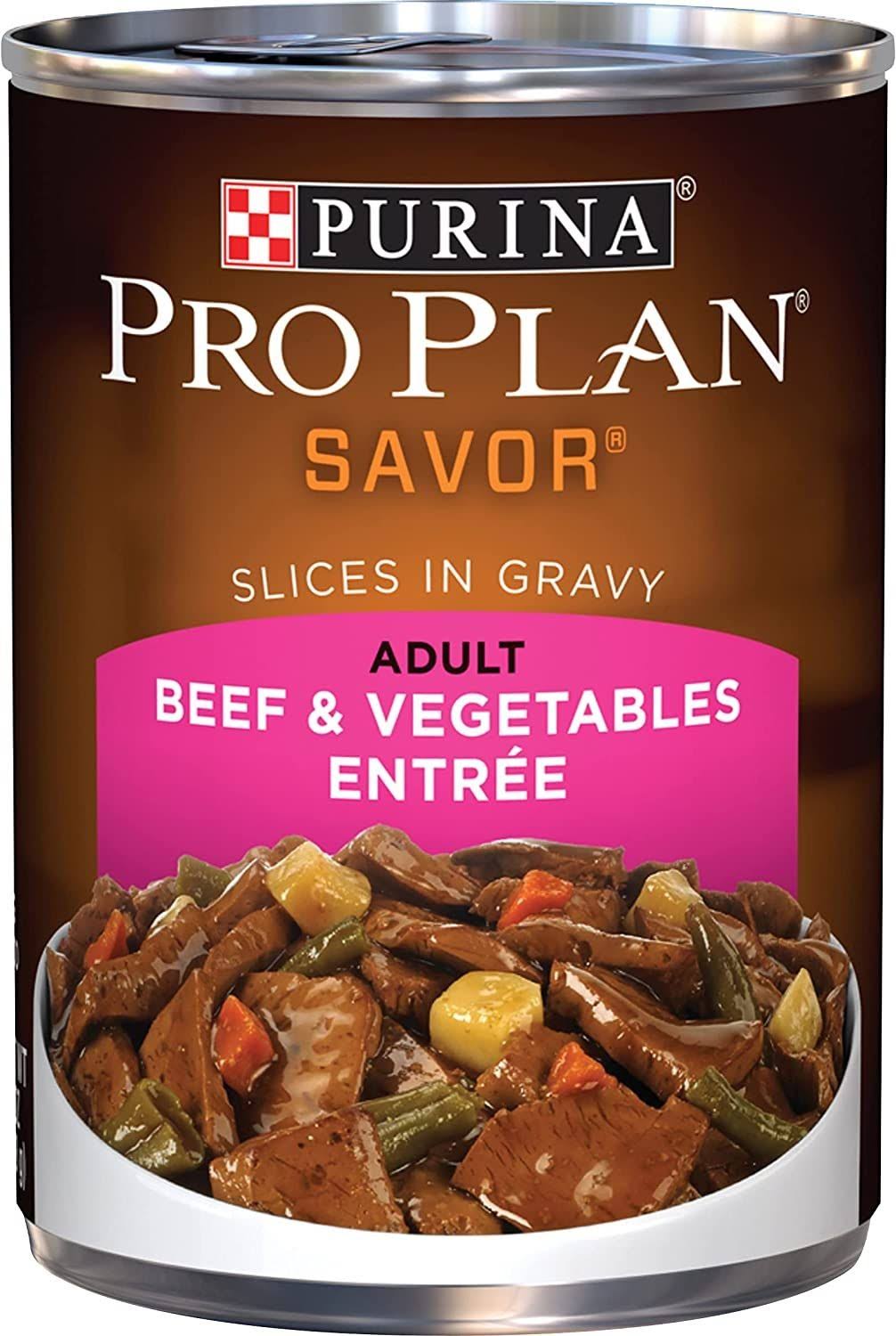 Purina Pro Plan Savor Dog Food - Beef & Vegetable Entree - 16oz